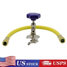 AC R12 R22 Can Tap Tapper Dispenser Valve Refrigerant Charging Recharge Hose Kit Dispenser price
