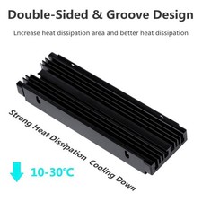 Aluminio M.2 NVMe SATA SSD Disipador de calor Alto Flujo de aire Unidad de estado sólido Refrigerador SSD/ Solid State Drive price