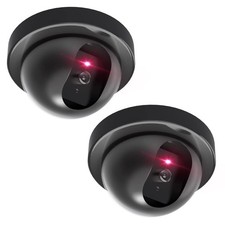 Paquete de 2 cámaras de seguridad falsas para sistema de vigilancia doméstica Security Cámaras price