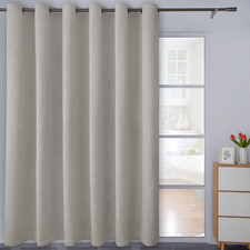 Cortina opaca con aspecto de lino, 100 x 84 pulgadas, extra ancha Cortina opaca price