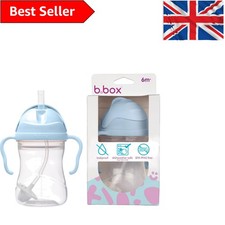 Taza para sorber azul brillante a prueba de fugas para niños pequeños con fácil agarre y pajita ponderada Vaso- con Boquilla Vaso para bebé price
