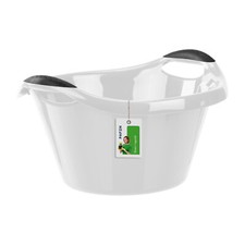 Cesta de Lavandería Redonda 10L 41x36,5x2 2Lavado Lavadero Fuerte Gris Lavandería Cesta price