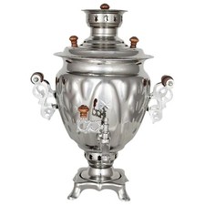 Auténtica tetera de latón plata rusa Samovar carbón 2,7 qt Samovar price