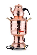 Juego de tetera eléctrica vintage turca hecha a mano de cobre Samovar Semaver Samovar price