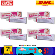 4 X Dermoplex Calamina Crema Alivia la Erupción del Pañal Espinosa Irritación... Pañal Irritación Crema price