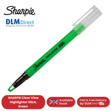 Resaltador Sharpie Clearview - Punta de cincel verde para resaltado transparente sin manchas Highlighter Bolígrafo price