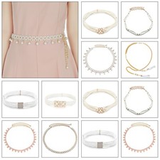 Perla Cintura Cadena Colgante de Cinturón Moda Mujer Vestidos Fiesta Cinturón de mujer price