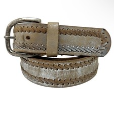 Cinturón metálico envejecido de cuero Nine West para mujer talla XL Cinturón de mujer price