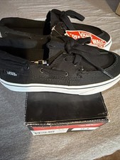 Niños Talla 2-Furgonetas Zapato del Barco Vintage Nuevo Con La Caja Unisex Infantil Casual Zapatos price