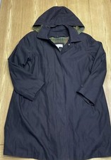 Abrigo Liz Claiborne Gabardina Impermeable + Capucha Y Forro Para Mujer Talla L Long Abrigo price