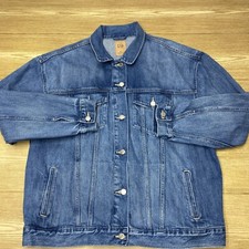Chaqueta Abrigo De Mezclilla Para Hombres Talla XL Alta Chamarra 100% Algodon Long Abrigo price