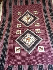 COLCHA TRADICIONAL INDIO RAJASTHANI 100% ALGODÓN TAMAÑO INDIVIDUAL 84 pulgadas X 58 pulgadas Bedspread price