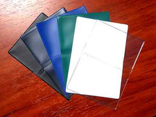 Estuches de vinilo para tarjetas de visita, tarjetas de identificación de regalo de crédito de débito billetera delgada soporte delgado Unisex Card Soporte price
