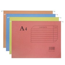 20x ARCHIVOS DE SUSPENSIÓN A4 COLOR MIXTO + PESTAÑAS/INSERTOS COLGANTES ARCHIVOS DE GABINETE COLOR Filing Armario price