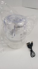 Picadora de Alimentos Eléctrica Portátil USB Recargable Blanca Transparente Mini Choppers/ Comida Processors price