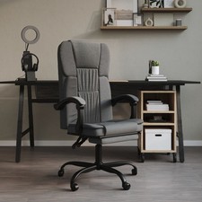 Silla de Oficina Reclinable Sillón Asiento de Ordenador Trabajo Tela vidaXL Oficina de Trabajo Silla price