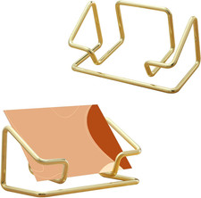 2 Tarjeteros de Escritorio Metalico Soporte para Tarjetas de Presentacion Oro Business Card Soporte price