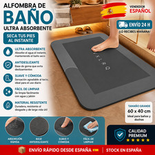Alfombra de Baño Diatomita Súper Absorbente Antideslizante Secado Rápido Baño Alfombra price