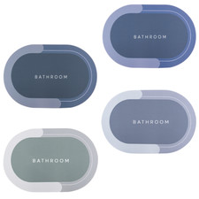 Alfombra de baño antideslizante ovalada 43x67cm en microfibra absorbente Ducha Baño Alfombra price