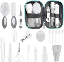 Kit de aseo para el cuidado de la salud del bebé recién nacido, juego de cuidado de seguridad de 24 piezas, gris blanco Cuidado Bolso para bebé price