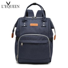 Bolsa de pañales impermeable mochila de viaje bolsas de pañales para el cuidado del bebé grande azul oscuro Cuidado Bolso para bebé price