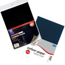 Papel de copia de carbono AZUL o NEGRO A4 (10 hojas) papel de copia duplicado de copia manual Reino Unido Copy Papel price
