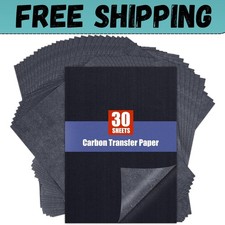 Papel de carbono para almohadilla de papel de transferencia de rastreo, 30 piezas papel de copia de grafito negro para Copy Papel price
