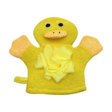 Guantes de baño gruesos de toalla de baño de doble cara para niños de dibujos Toalla para bebé price