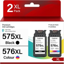 Cartuchos de tinta PG-575XL CL-576XL para Canon TS/TR Series 1 negro 1 color XL Cartridges price