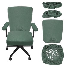 Para Office Chair Cover, 38-55cm Estirable Slipcover Silla Ejecutiva, Verde Ejecutiva Silla price