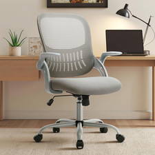 Silla Oficina Ejecutiva Ergonómica Malla Giratoria Respaldo Medio Apoyabrazos Ejecutiva Silla price