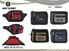 Riñonera unisex de color con 7 bolsillos monedero bolso viaje mochila Sport BMGB Unisex Mochila price