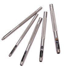 5Pcs Leather Round Shape Hole Punch Kit Belt Watch Band Hollow DIY Tool With -MA Hole Punch price