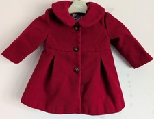 Abrigo Rojo F&F Baby Peter Pan Cuello Detalle Lazo 6-9m - Excelente Estado Abrigo para bebé price