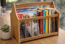 Compartimento de almacenamiento de revistas de madera independiente para almacenamiento de periódicos Magazine Rack/ Newspaper Rack price