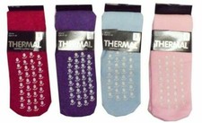 SEÑORA MUJER PINZA TÉRMICA CALCETINES LOUNGE ROPA INVIERNO CALOR TALLA4-6 Slipper Calcetines de mujer price