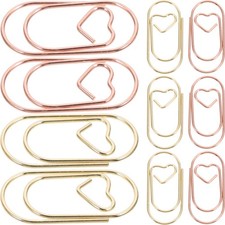 Clips de papel en forma de corazón de 30 piezas clips de archivo adorables clips de papel decorativos File price