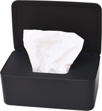 Dispensador de Toallitas Humedas con Tapa para Hogar Oficina y Auto Negro Toallitas para bebé price