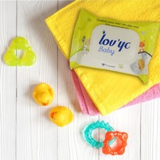 LOV YC TOALLITAS PARA BEBE CON ALOE VERA 120U/1lb. Toallitas para bebé price
