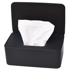 Dispensador de toallitas caja con tapa para casa oficina o auto color negro Toallitas para bebé price