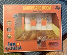 Juego Sam & Julia Hágalo Usted Mismo Cartón Sala Muebles Niño Y Figura Kit Nuevo en Caja Set de salón y sala de estar price