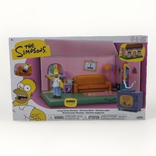 Juego de diorama de sala de estar de Los Simpson con figura de Homero y accesorios NUEVO Set de salón y sala de estar price
