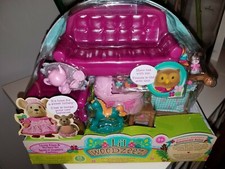 Juego de sala de estar y guardería Lil Woodzeez - Se puede usar con todas las familias y... Set de salón y sala de estar price