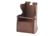 Casa De Muñecas Silla Mecedora Americana Temprana Silla Alta Para Niños Muebles Alta Silla price