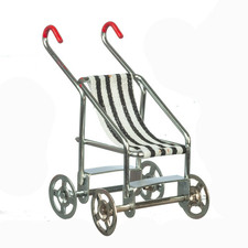 Cochecito de bebé, casa de muñecas miniatura accesorio de guardería cochecito de bebé Accesorio para cochecito y capazo de bebé price