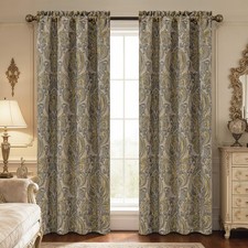 Telar y Molino Cortinas Antiguas Europeas para Dormitorio, Jacquard Forrado Texturizado Dormitorio Textiles y Ajuar Set price