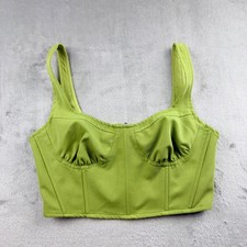 L.A. Hearts Women's Small Green Corset Bustier Crop Top TW210185 Bustier price