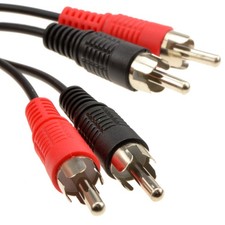 Cable de audio estéreo RCA Phono dos enchufes a enchufes cable níquel 3 m HiFi RCA Cable price