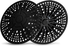 Atrapacabello Ducha Set 2 Pzas Silicona Negra Trampa Cabello Fregadero Tina Uso Ducha Set price