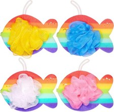 Esponja de Baño Esponja de Ducha Pez Set de 4 Esponjas de Baño Arco Iris Ducha Set price